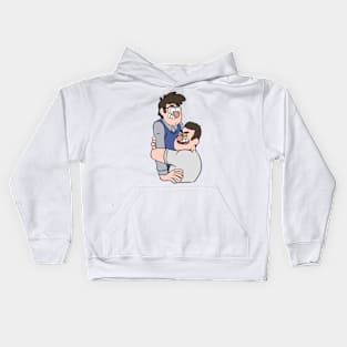 Stan and Ford hug Kids Hoodie